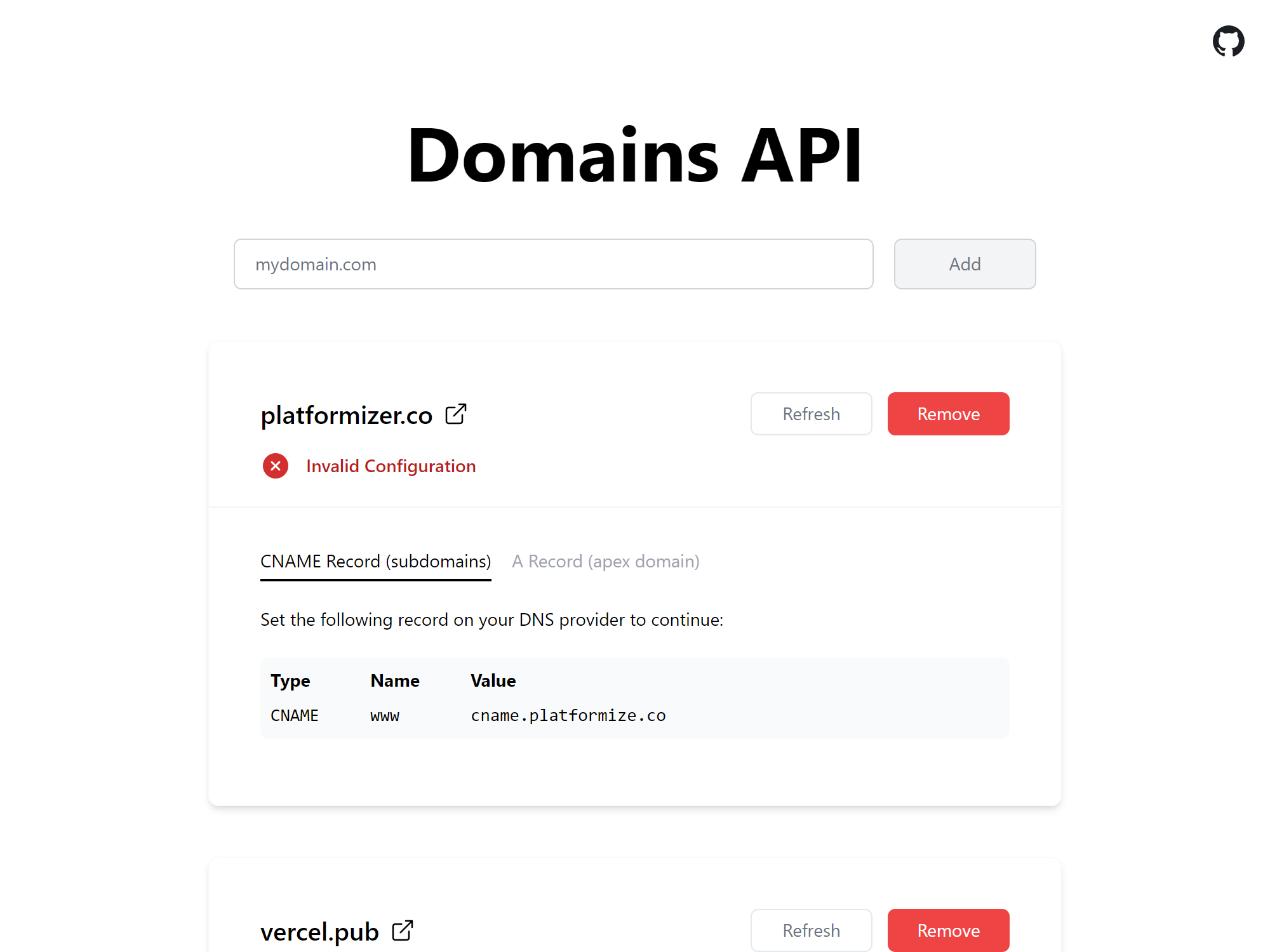 DNS Configuration Issue